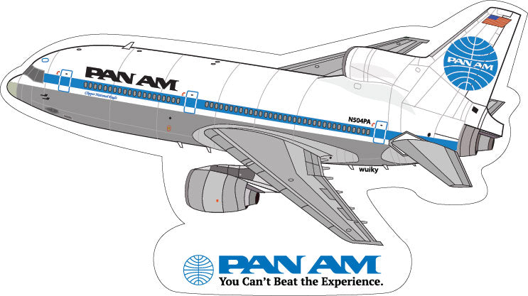 Sticker - 3x5 inches - L1011-500 - Pan Am