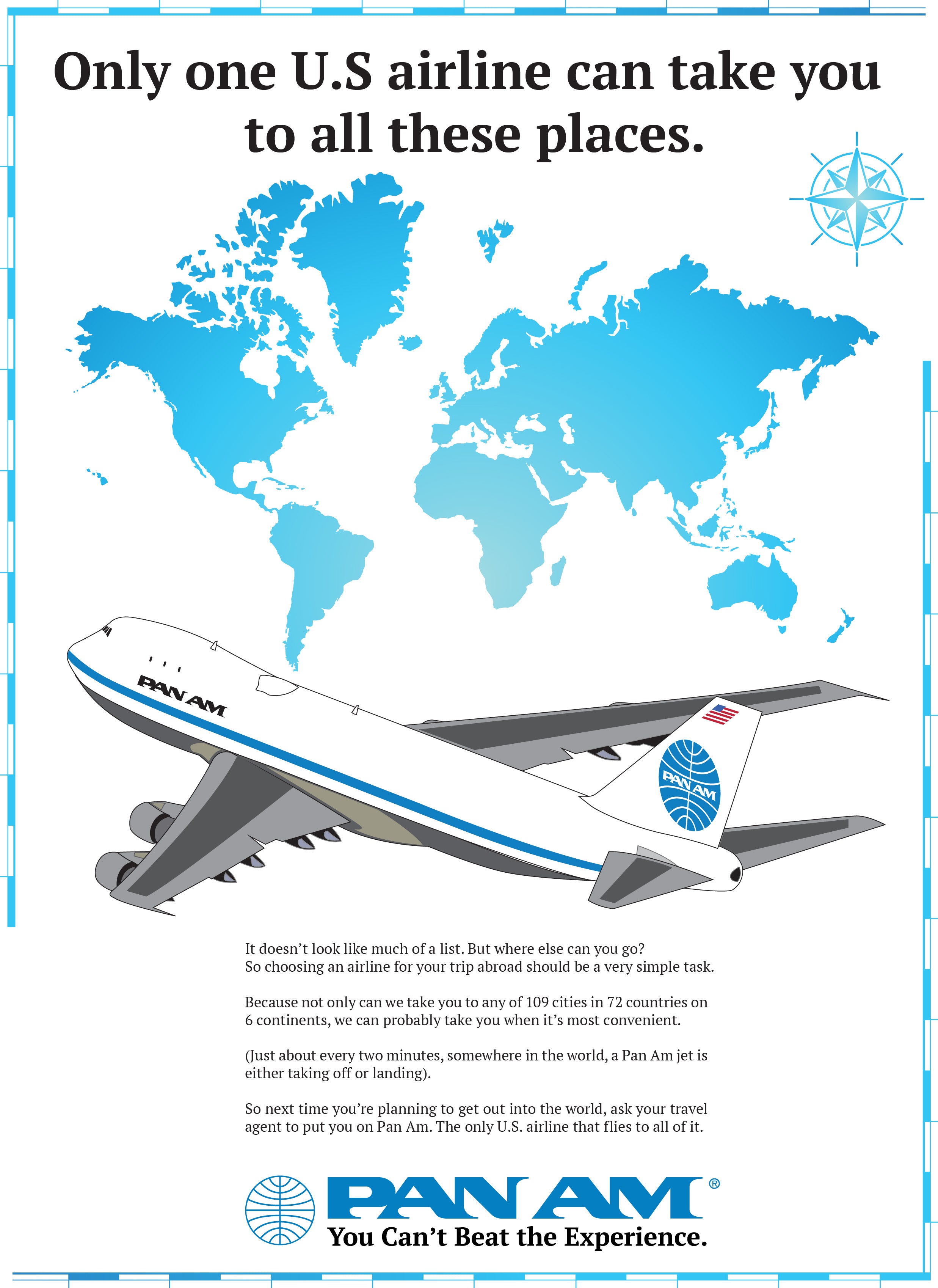 POSTER - Tribute to Pan Am and the world